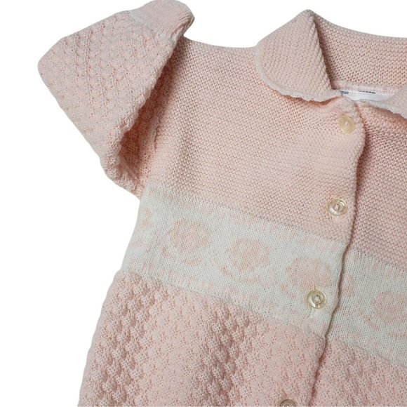 Kids and More pink knitted baby cardigan . 6 - 9 months - Picture 2 of 5